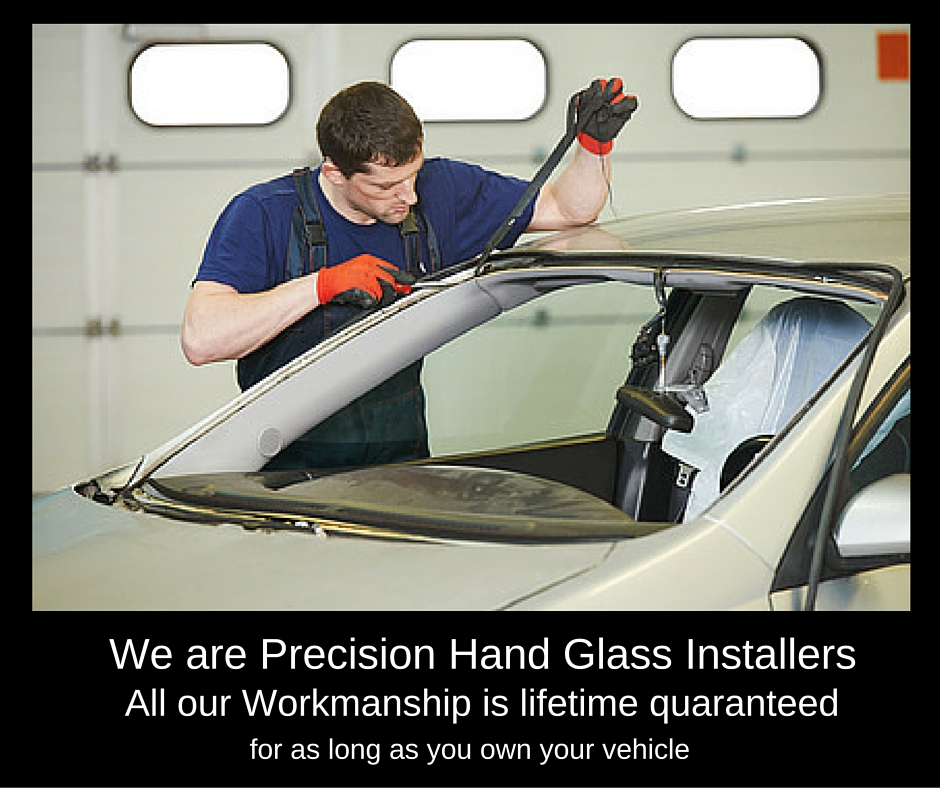hand install auto windshield